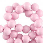 Acryl kralen rond 8mm Shiny Sorbet pink